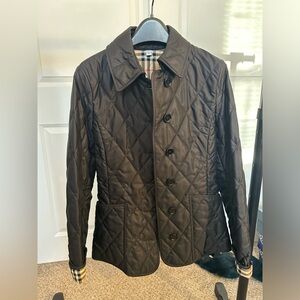 Burberry Black Quilted Jacket